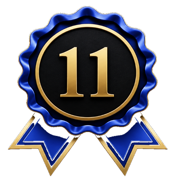 Blue Founding Member badge — number 11